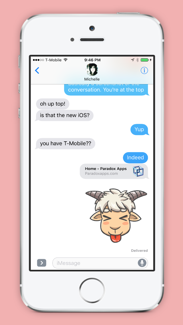 Goat Stickers for iMessage